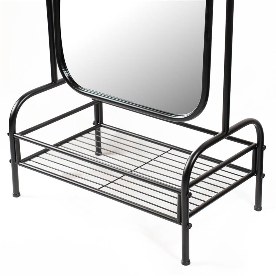Mirror Balla, black, 68x35x179cm