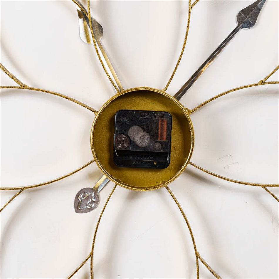 Wall clock Barentin, metal/black, 80x5x80cm