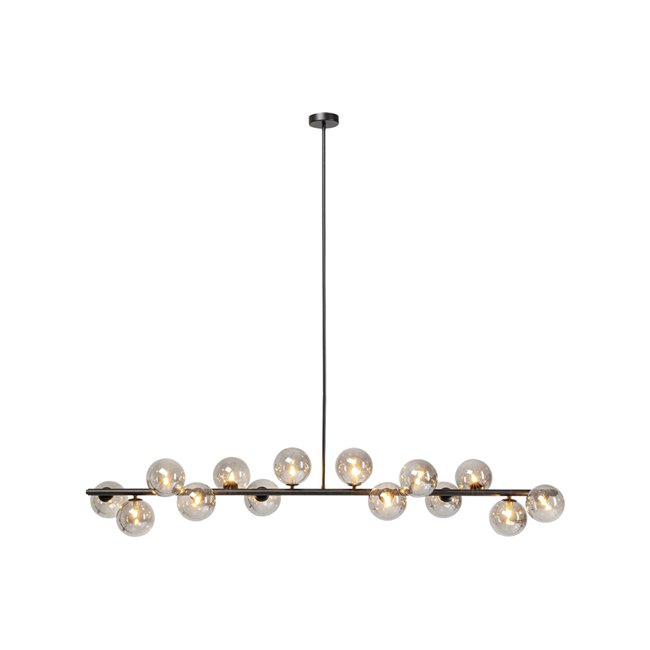 Pendant lamp Scala Balls, black, 138x155x28cm