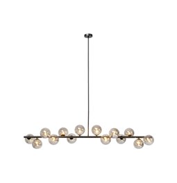 Pendant lamp Scala Balls, black, 138x155x28cm