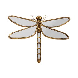 Wall deco Dragonfly mirror, 71x58x6cm