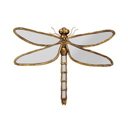 Wall deco Dragonfly mirror, 71x58x6cm