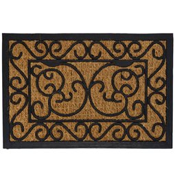 Rubber doormat Cocos, 65x40.3cm