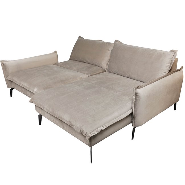 Sofa Weglossy, right, Riviera 16, 226x105-162x88cm
