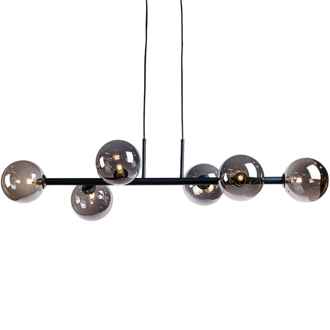 Ceiling lamp Rade II, smoke, L110x35xH50cm, G9x6 