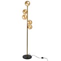 Floor lamp Rade, amber, H170x D33.5cm, G9x5