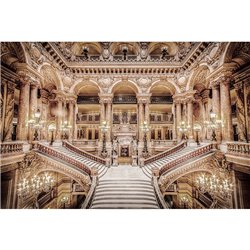 Wall glass art Opera House, 100x150x0.4cm