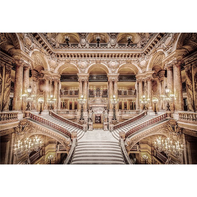 Wall glass art Opera House, 100x150x0.4cm