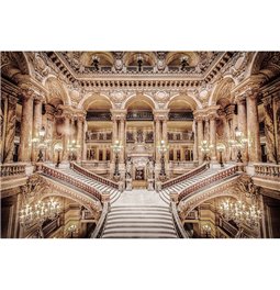 Wall glass art Opera House, 100x150x0.4cm