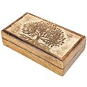 Wood box Tree S, 4x18x10cm