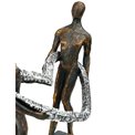 Skulptuur  Connected poly, bronze finish, 31X26X13cm