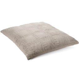Pillow Juta, taupe, velvet, 50x50cm