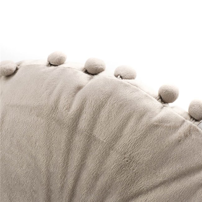 Pillow Juta2 taupe, velvet, D50x50cm