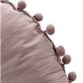 Pillow Jurate, mauve, velvet, D50cm