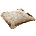 Pillow Jumis, brown, velvet, 50x50cm