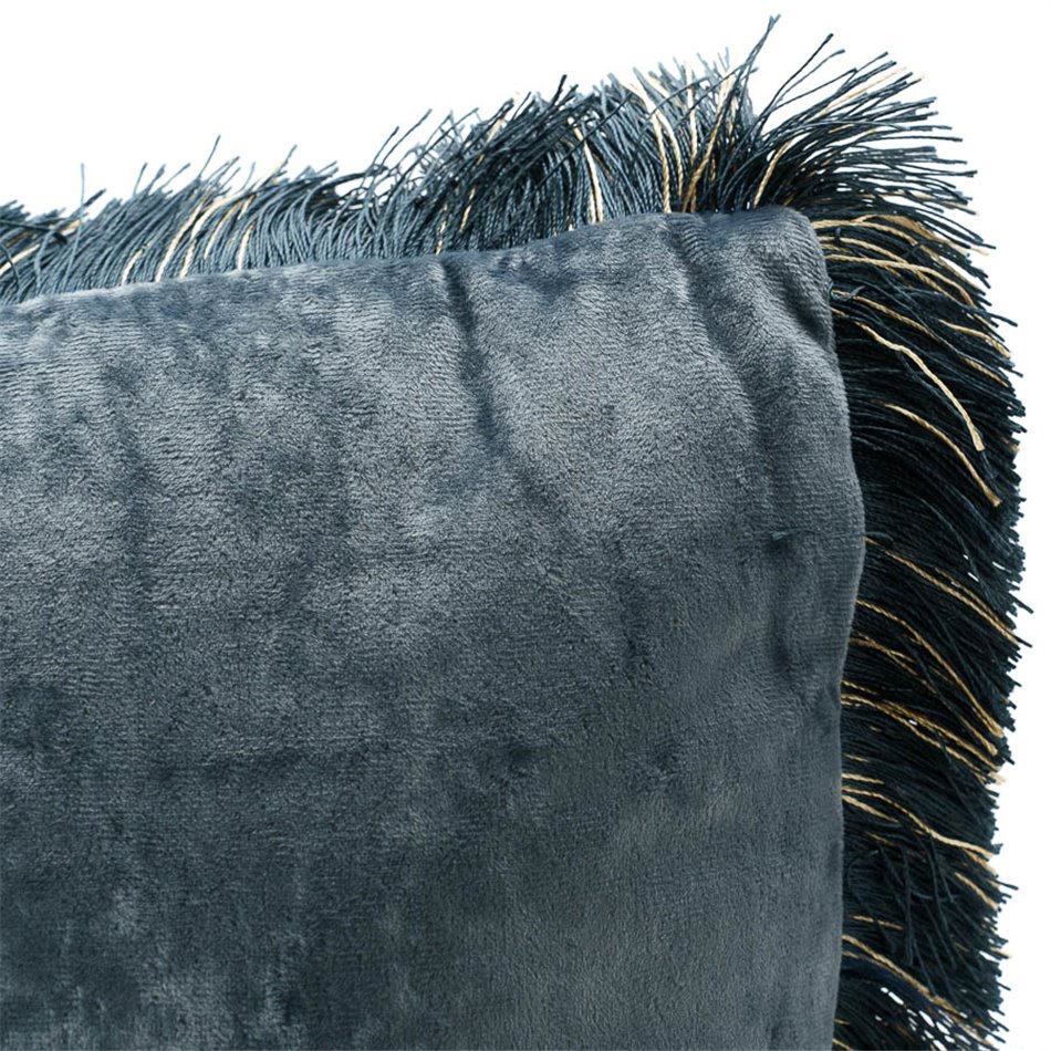 Pillow Java, blue, velvet, 50x50cm