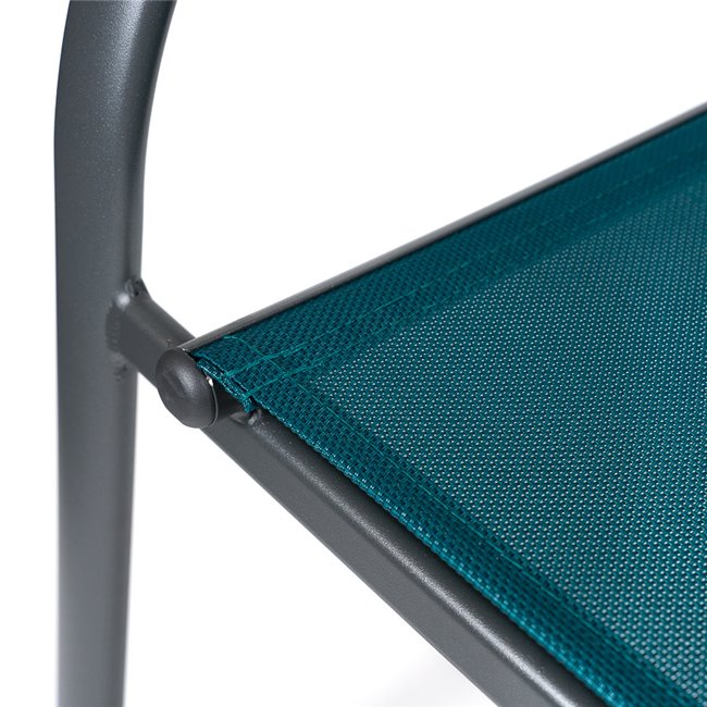 Chair Piazza, peacock, 56x65x88cm