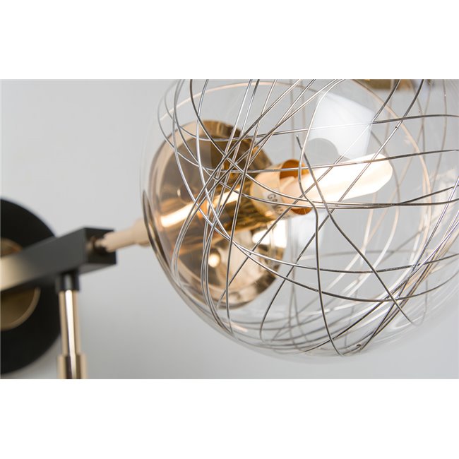 Wall lamp Idrija, clear G9 2x25W, 30x35x17cm