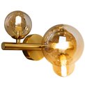 Wall lamp Rade II, amber, 28x21x H19cm, G9x3