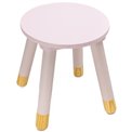 Stool Sweet, pink, H24cm