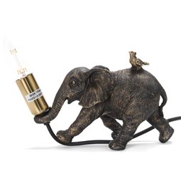 Decorative table lamp Elephant, 22.0x10.0x16.0cm