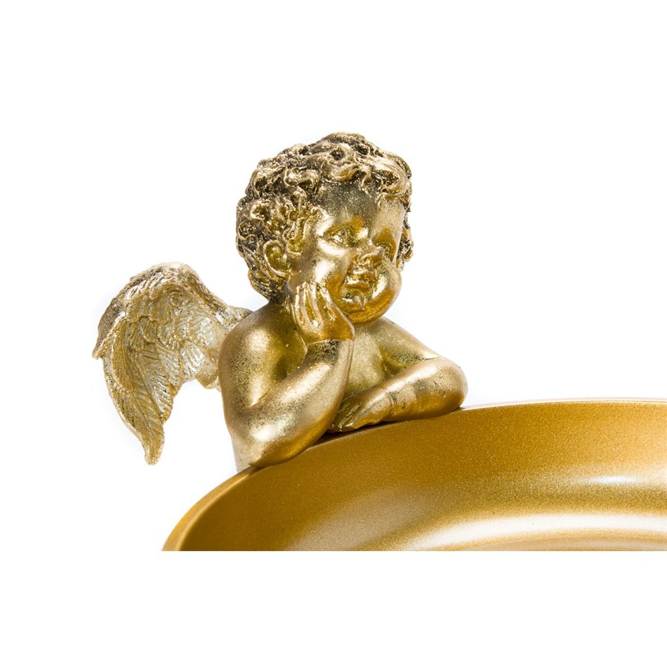 Deco Cupid wiht dish, 13x27x21cm
