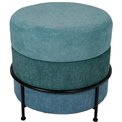 Pouf  Mariola A, blue/grey, 45x48x48cm