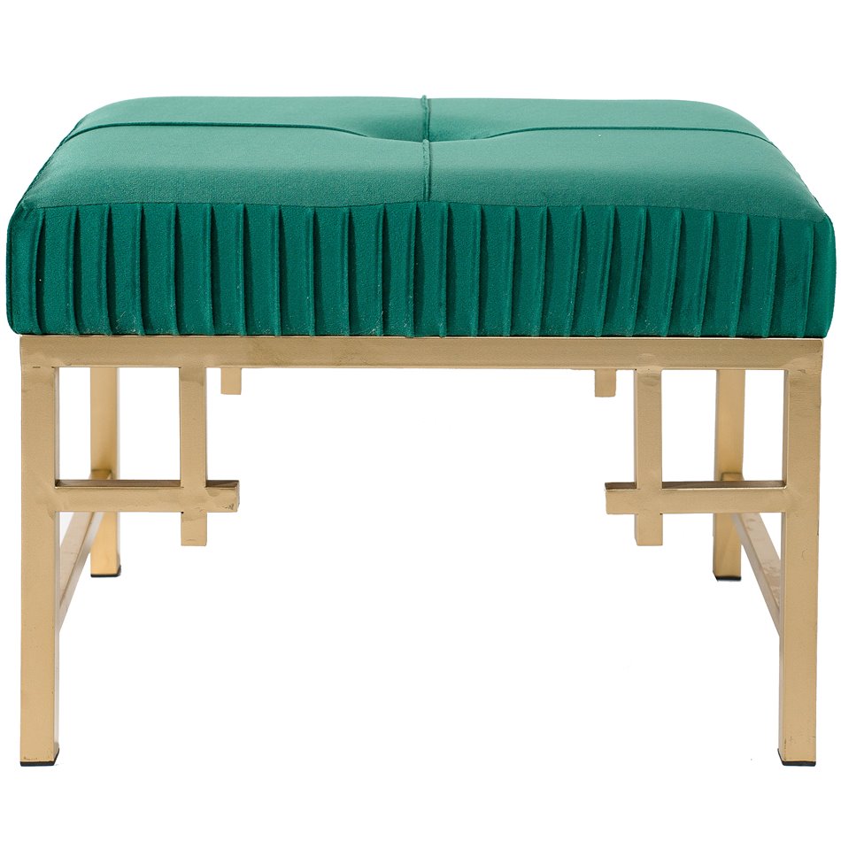 Bench  Madalena M, green, 48x48x34cm