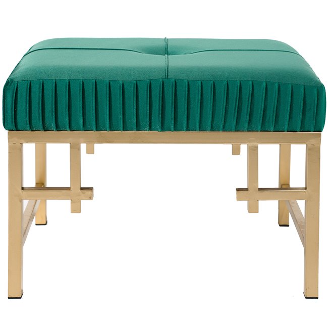 Bench  Madalena M, green, 48x48x34cm
