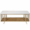 Bench Mariotto,  beige, 120x40x47cm
