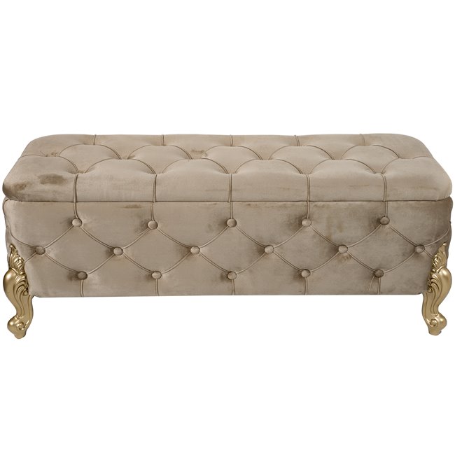 Bench Martimo, taupe, 110x45x43cm