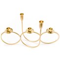 Candleholder Torring, gold, 30x46.5x15cm