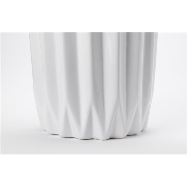Vase Gabrro, white, 46x13.5cm