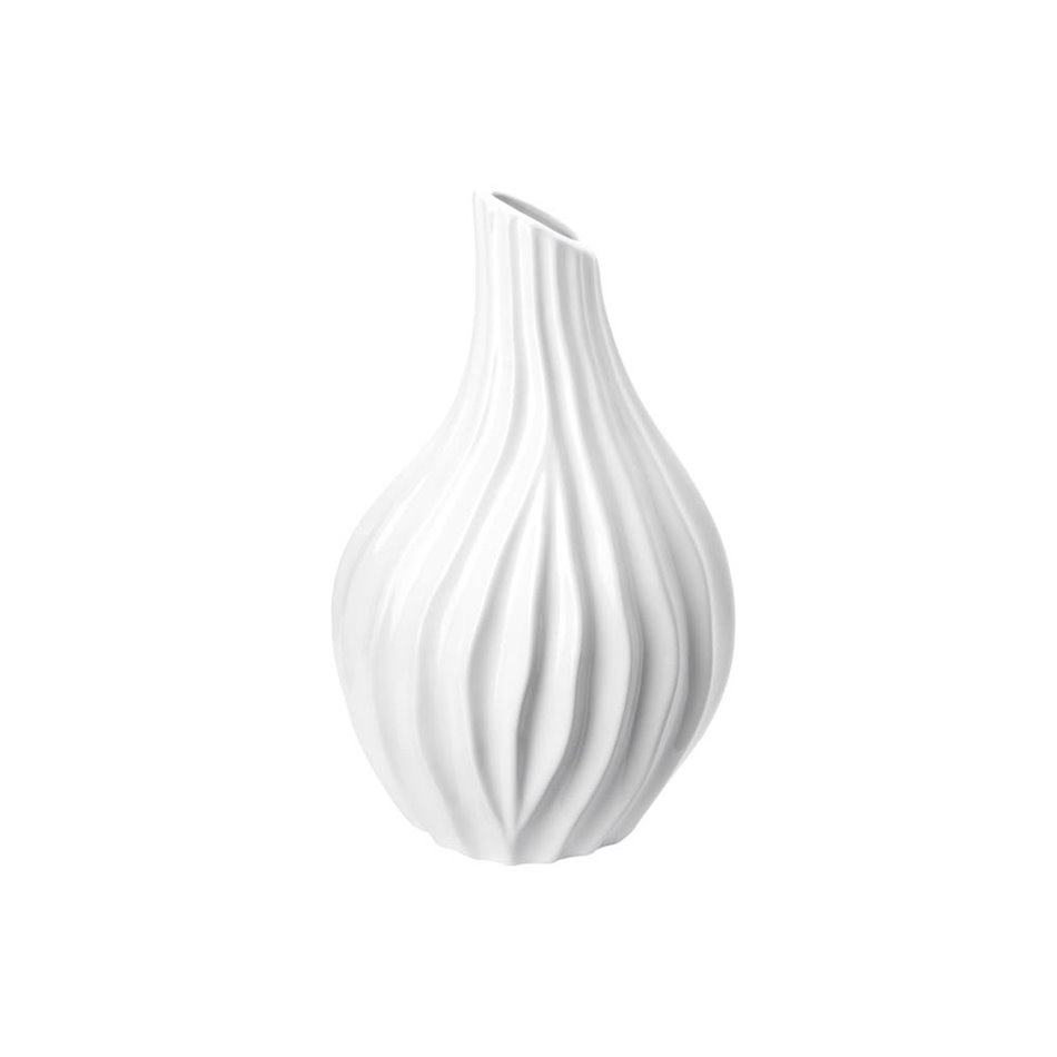 Vase Gallipoli, white, 31x19.5x16cm