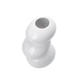 Vase Gardeja, white, 26.5x17.2x13.6cm