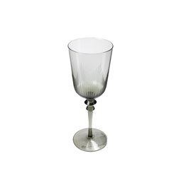 Red wine glass Sangro grey,  H21, D7.5cm