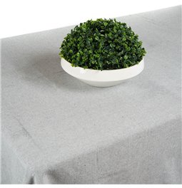 Tablecloth cotton, grey, 250 x140cm