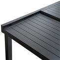 Table Piazza, graphite, aluminium, 135x90xH75.5cm
