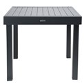 Laud Piazza, grafiidi värvi, alumiiniumist, 90x90xH75.5cm