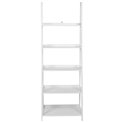 Bookcase Wally II, white, 63x40x180cm