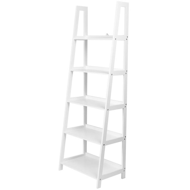 Bookcase Wally II, white, 63x40x180cm