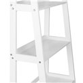 Bookcase Wally II, white, 63x40x180cm