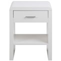 Bedside table Supernova, white,  59x45x35cm