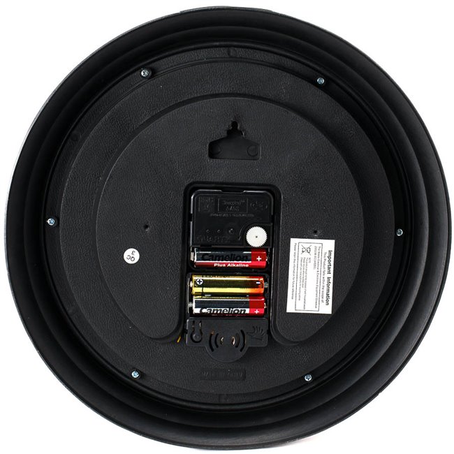 Wall clock Dog sounds, D29.8x4.5cm