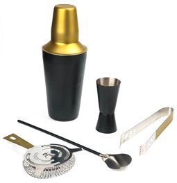 Cocktail set 5 pcs PETIT SALON, 18,5x14,5x14,5cm