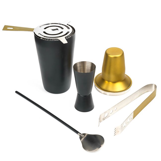 Cocktail set 5 pcs PETIT SALON, 18,5x14,5x14,5cm