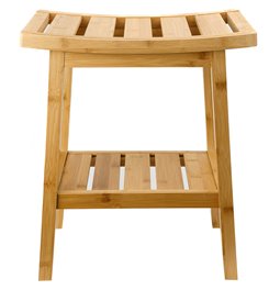 BAMBOO STORAGE BENCH,  H46xL39,5x25cm