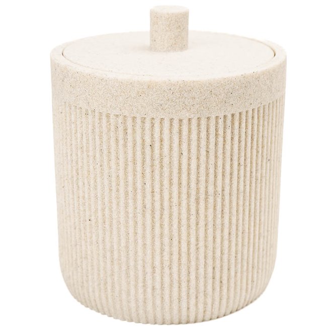 COTTON POT LIN ONYX, H12xD9,9cm