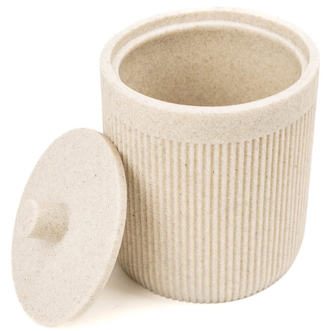 COTTON POT LIN ONYX, H12xD9,9cm