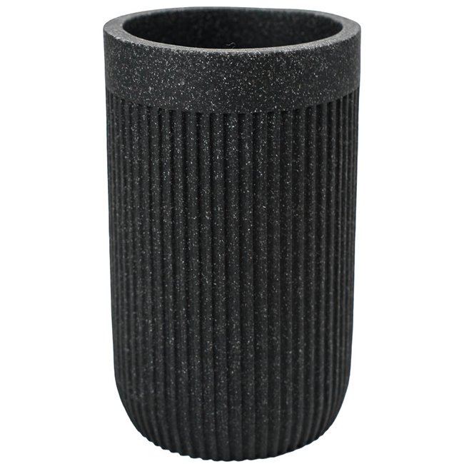 TUMBLER ARDOISE ONYX, H10,7xD7cm